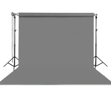 Stüdyo Teknik 270X580Cm Gri Taşınabilir Kumaş Fon Perdesi