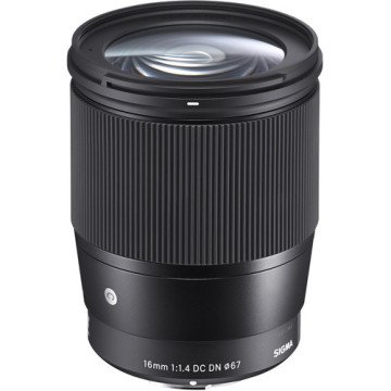 SIGMA 16mm 1:1.4 DC DN SONY-αEマウント用　中古 Sigma 16mm f/1.4 DC DN Contemporary Lens Sony E Uyumlu Fiyatı ve