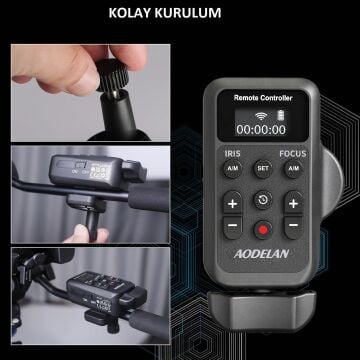 AODELAN ZC-3 Kablosuz Uzaktan Kumanda Sony ve Canon Kameralar için