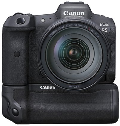 Canon EOS R5 RF 24-105mm f/4L + BG-R10 Grip