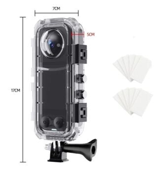 Oem Mark Insta 360 X4 Uyumlu Su Geçirmez Kılıf