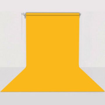 GDX Sabit (Tavan & Duvar) Kağıt Sonsuz Stüdyo Fon Perde (Deep Yellow) 2.70x11 Metre