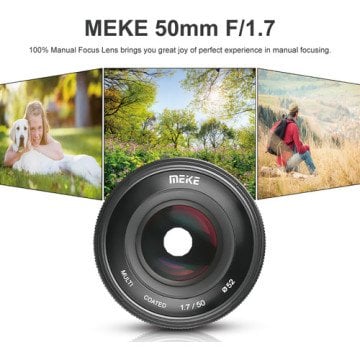 Meike MK-50mm f/1.7 Lens (Canon RF)