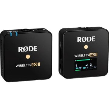Rode Wireless GO II Single Kablosuz Mikrofon (Black)