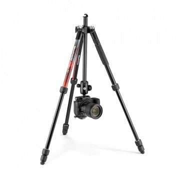 Manfrotto MKELMII4RD-BH  Element MII Aluminyum Tripod + Ball Head (Red)