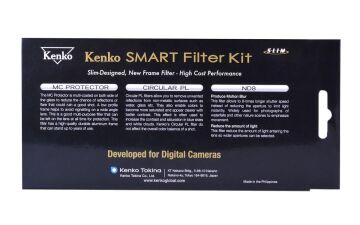 Kenko 77mm Slim Smart Filtre Set / UV + C-PL + ND8 + Çantası