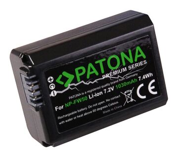 Patona 1248 Premium Batarya Sony NP-FW50