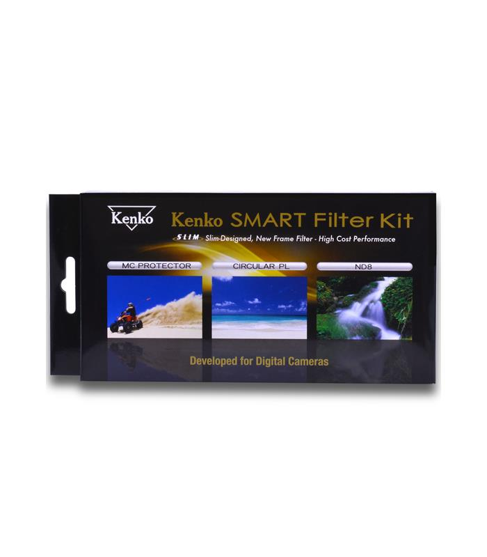 Kenko 67mm Slim Smart Filtre Set / UV + C-PL + ND8 + Çantası