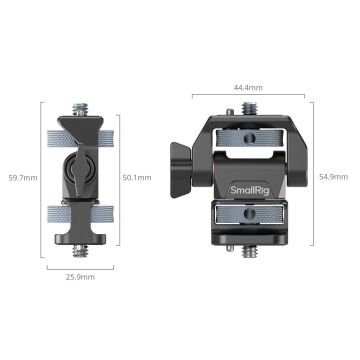 SmallRig 4886 Döner ve Eğim Ayarlanabilir Monitör Desteği 1/4''-20 Vida