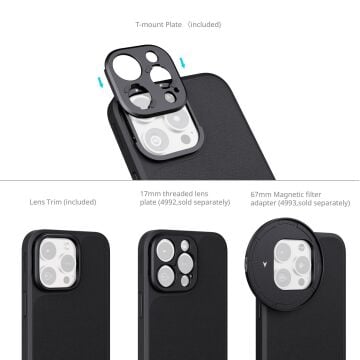 SmallRig 4987 iPhone 16 Pro Max FilMov Hafif Fotoğrafçılık Kılıf Seti