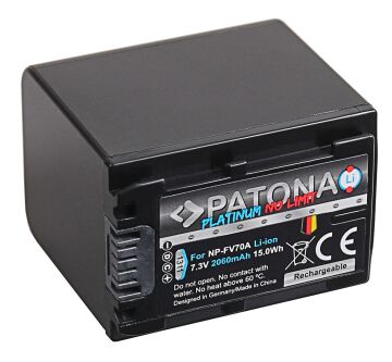 Patona 1311 Platinum Batarya Sony NP-FV70
