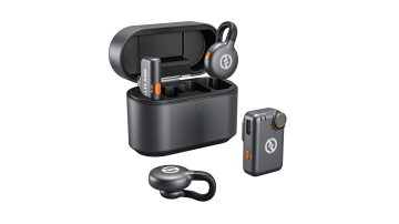 Hollyland Lark M2S Mini Combo İkili Kablosuz Mikrofon Sistemi - Siyah