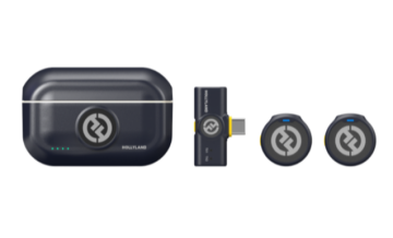 Hollyland LARK M2 DUO USB‑C Mobil Kablosuz Yaka Mikrofon Seti