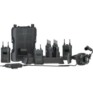 Hollyland Solidcom M1 Pro Full-Duplex Wireless Intercom System | 8 Beltpacks & Headsets