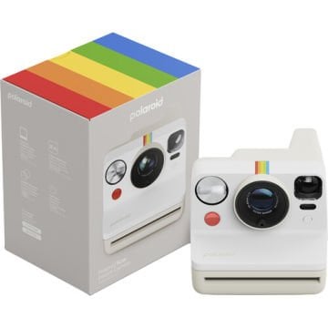 Polaroid Now Generation 3 i-Type Instant Kamera (Pebble White)