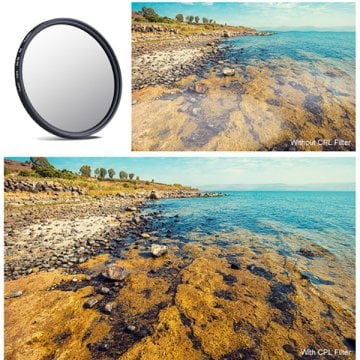 K&F Concept 67mm Polarize HD Slim Filtre