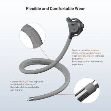 PGYTECH CapLock Magnetic Smartphone Neck Mount Max – Manyetik Boyun Askı Montajı (Smartphone PV İçerik Üretimi)