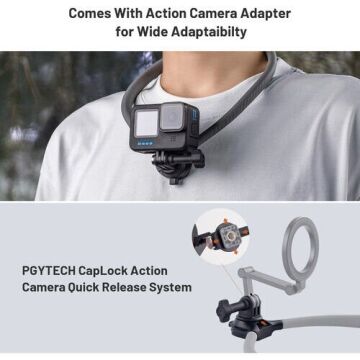 PGYTECH CapLock Magnetic Smartphone Neck Mount Max – Manyetik Boyun Askı Montajı (Smartphone PV İçerik Üretimi)