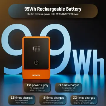 NEEWER V Mount Battery PS099E 6800mAh 14.5V 99Wh (Orange)