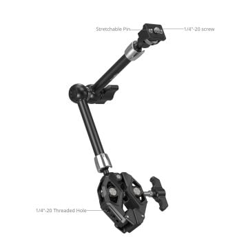 SmallRig 5312 Magic Arm Yengeç Şeklinde Kelepçeli