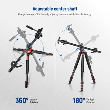 Neewer TP-27 Yatay Kollu Tripod