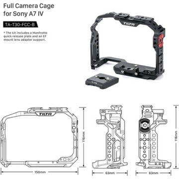 Tilta Sony A7 IV Full Camera CAGE Sony a7 IV/A1/A73/A7S3 (TA-T30-FCC-B )