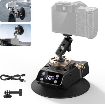 Neewer CA017 Motorlu Vantuzlu Aksiyon Kamera Tutucu