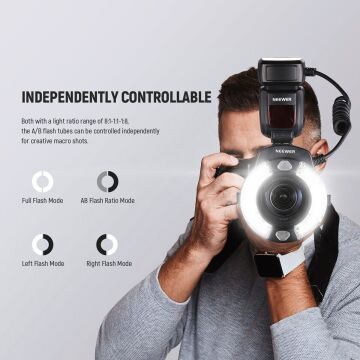 Neewer RF1-C 76W Makro Ring Flaş