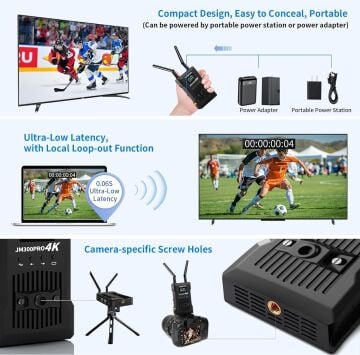 Forbetdis JM300 Pro 4K Kablosuz Görüntü Aktarıcı