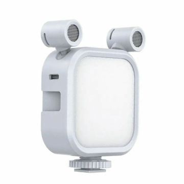 Mamen SML-V03 Çift Mikrofonlu RGB Vlog Işığı