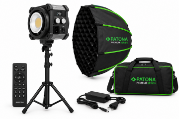Patona 4172 Premium Sq200RGB Led Tek’li Profesyonel Işık Kiti  ( 200w RGB Led Işık )