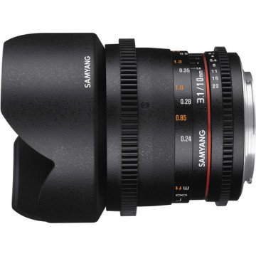 Samyang 10mm T3.1 VDSLR Lens (Canon EF)