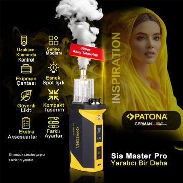 Patona 4270 Fog Master Pro Set Taşınabilir Sis Makinesi Aksesuarları ve Çantası Dahil