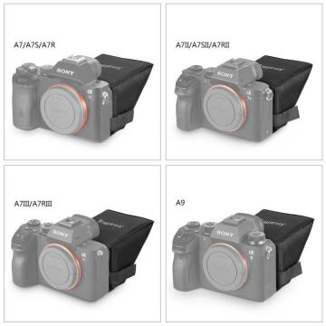 SmallRig 2215 LCD Ekran Gölgelik Sony A7 A7II A7III A9 Serisi Kameralar için