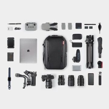 PGYTECH OneMo 2 Backpack (Space Black, 25 L) – Profesyonel Kamera & Drone Sırt Çantası