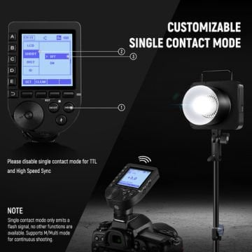 Neewer Q4 400Ws 2.4G TTL Akülü Paraflaş (Sony)