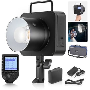 Neewer Q4 400Ws 2.4G TTL Akülü Paraflaş (Sony)