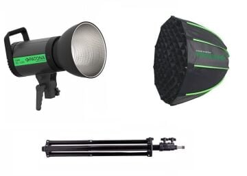 PATONA 4198 ML-1200 120W Bi-Color LED Hızlı Kurulum  60cm Octagon Softbox Tekli Işık Kiti