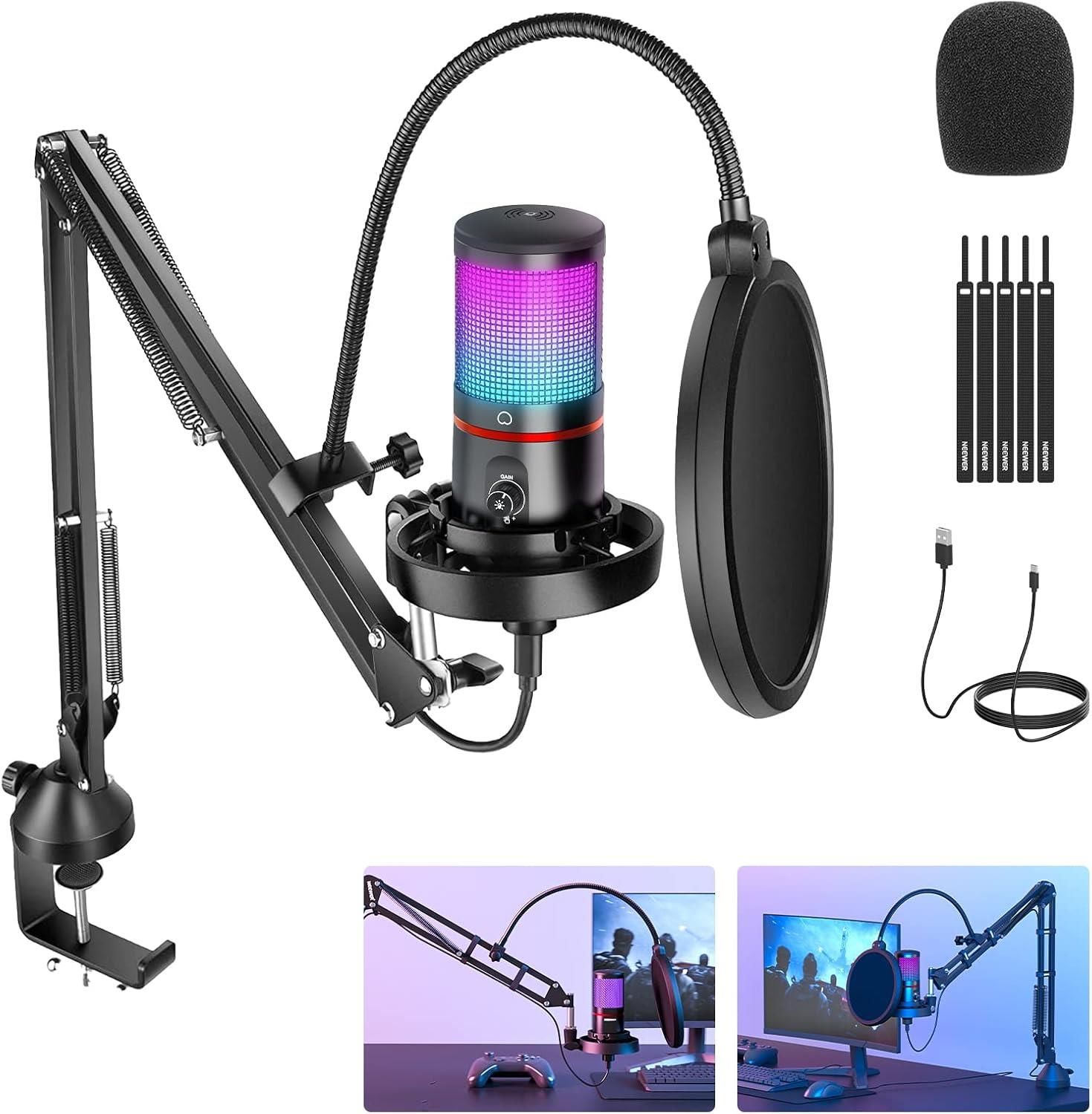 Neewer CM-25 Podcast USB Mikrofon Seti