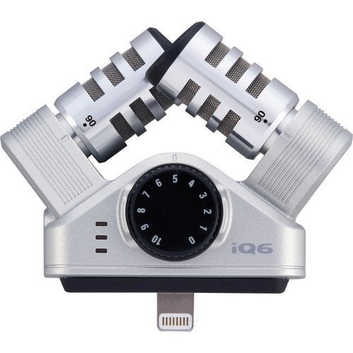 Zoom IQ6 Stereo Kayıt Mikrofonu (iPhone/iPad/iPod Uyumlu)