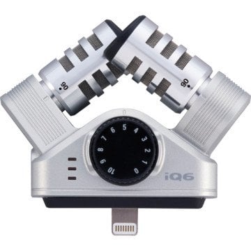 Zoom IQ6 Stereo Kayıt Mikrofonu (iPhone/iPad/iPod Uyumlu)