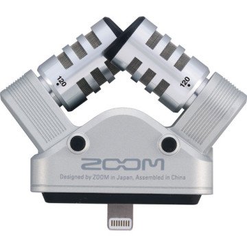 Zoom IQ6 Stereo Kayıt Mikrofonu (iPhone/iPad/iPod Uyumlu)