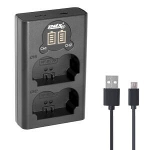 PDX Plus Fuji NP-W235 USB İkili Şarj Cihazı
