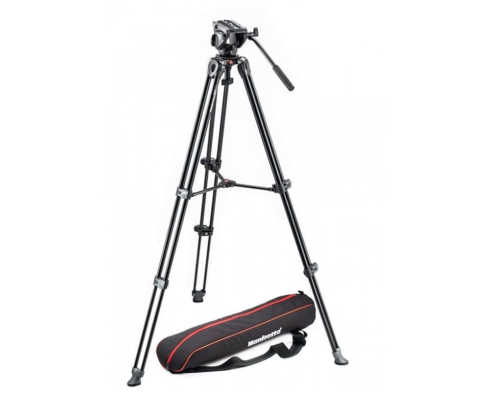 Manfrotto MVK500AM Telescopic Twin Leg System Video Tripod