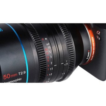 Sirui 50mm T2.9 Full Frame Anamorphic Lens (Sony E)