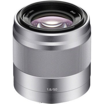 Sony SEL 50mm f/1.8 OSS Lens (Silver)