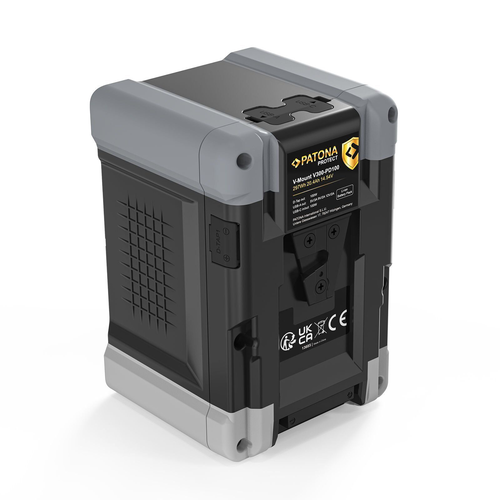 Patona 13685 Portect V Mount Akku V230-Pd100 297Wh