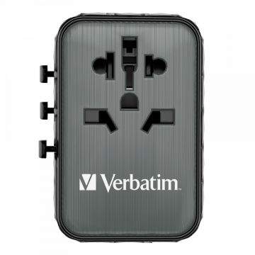 VERBATIM 32120 - V GAN3 UNIVERSAL TRAVEL ADAPTER UTA-06 65W