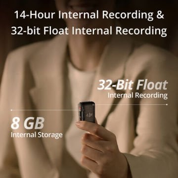 DJI Mic 2 Kompakt Dijital Kablosuz Mikrofon Sistemi (2 Kişilik)