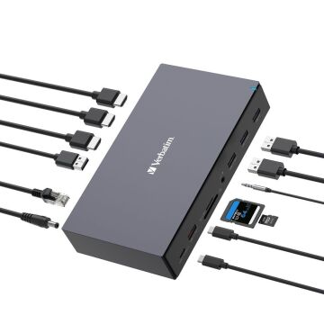 VERBATIM 32172 - USB-C DOCK 17 Port CDS-17